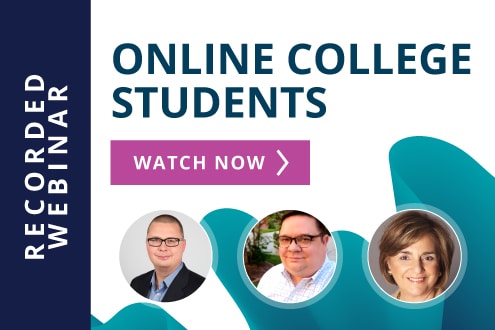 On-Demand Webinar: Online College Students 2020 image